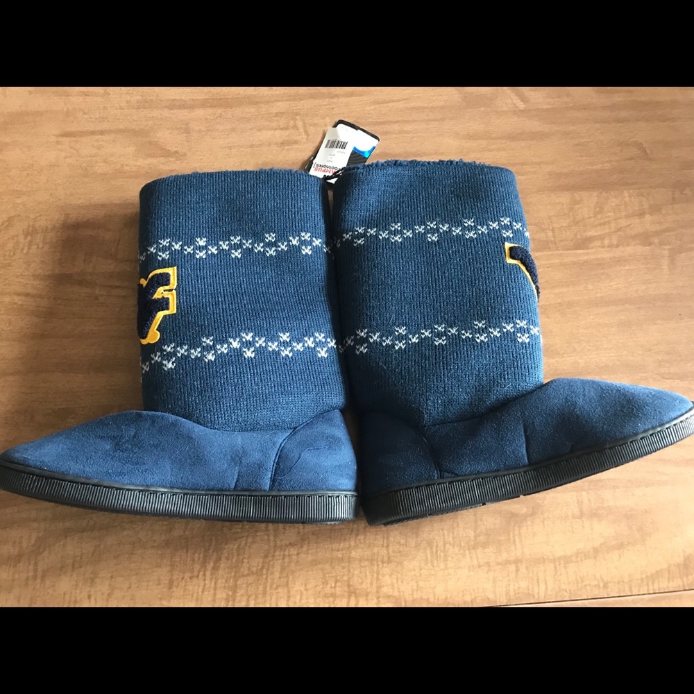 WVU Fabric Slipper Boot